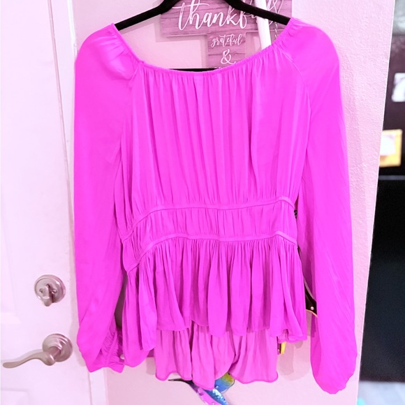 Nine West Vibrant Pink Blouse - Picture 3 of 3
